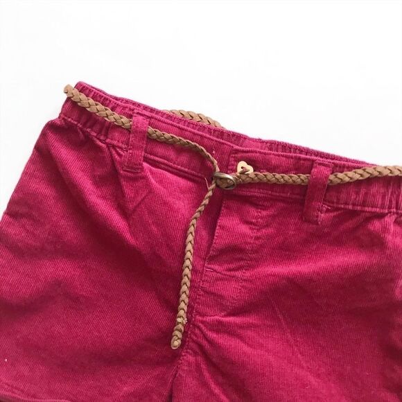 H&M maroon corduroy belted shorts EUC 12-18 months - Picture 2 of 4